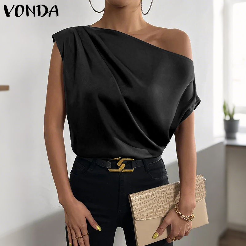 Blouse Off Shoulder - Plus Size 5XL VONDA Women Blouse