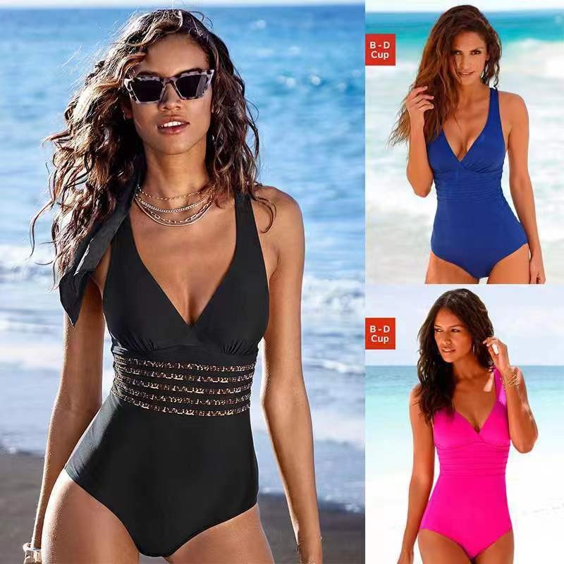 Woman Swimsuit Tankini Solid C - đánh giá và giá Swimsuit Bikini Ruched