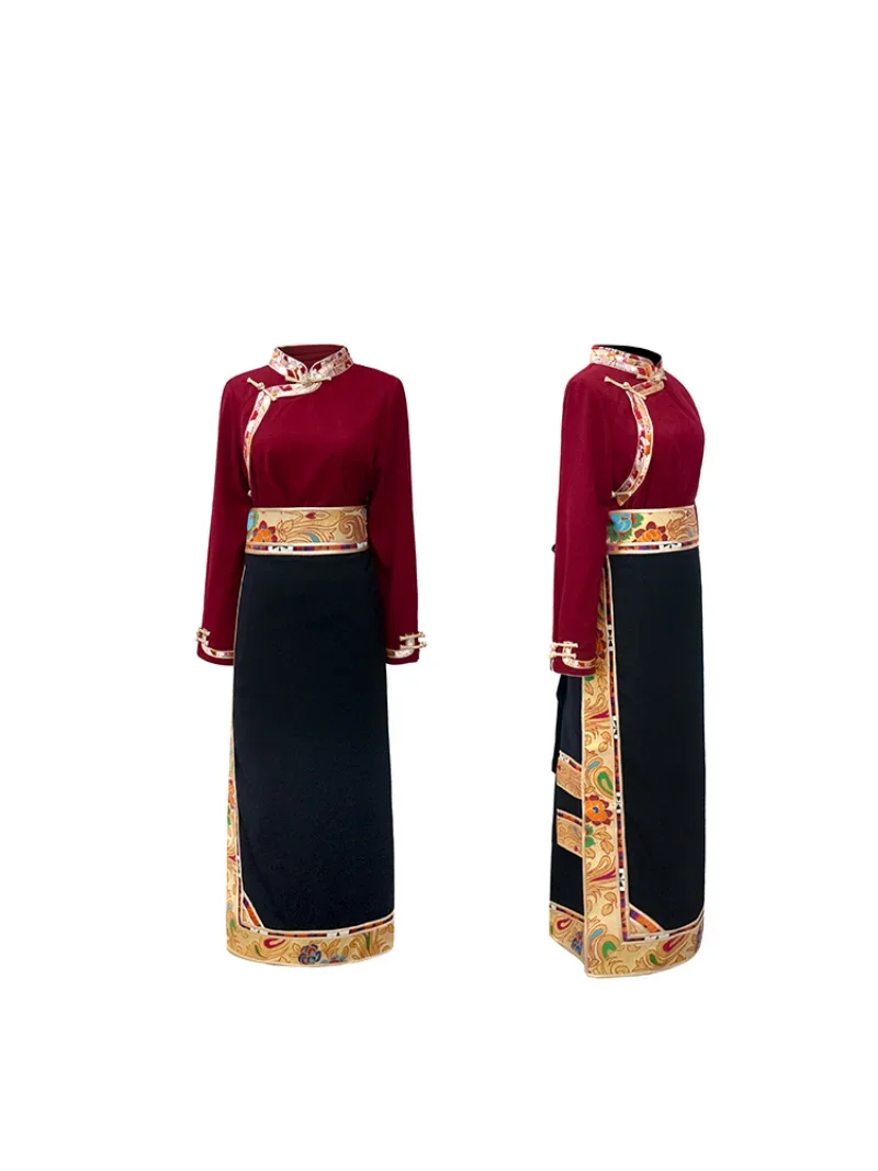 Traditional Tibetan Dress Wrap - đánh giá và giá Linen Dress Wrap