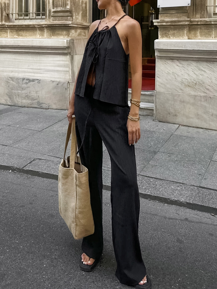 2026 Women Two Piece Set Women - đánh giá và giá Linen Pant Wide