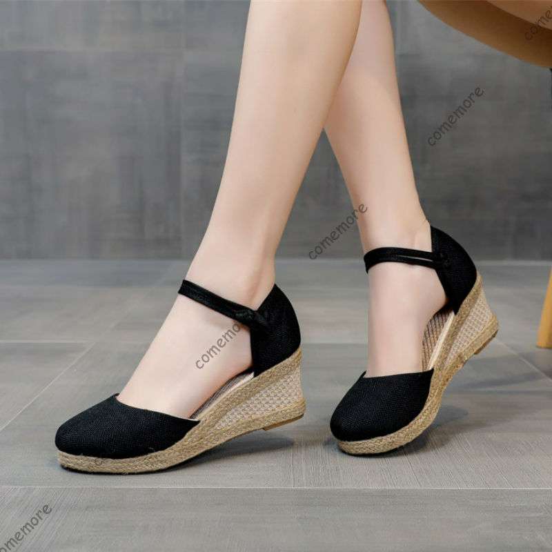 Comemore Sandals High Heel Sum - đánh giá và giá Wedge Espadrille Women