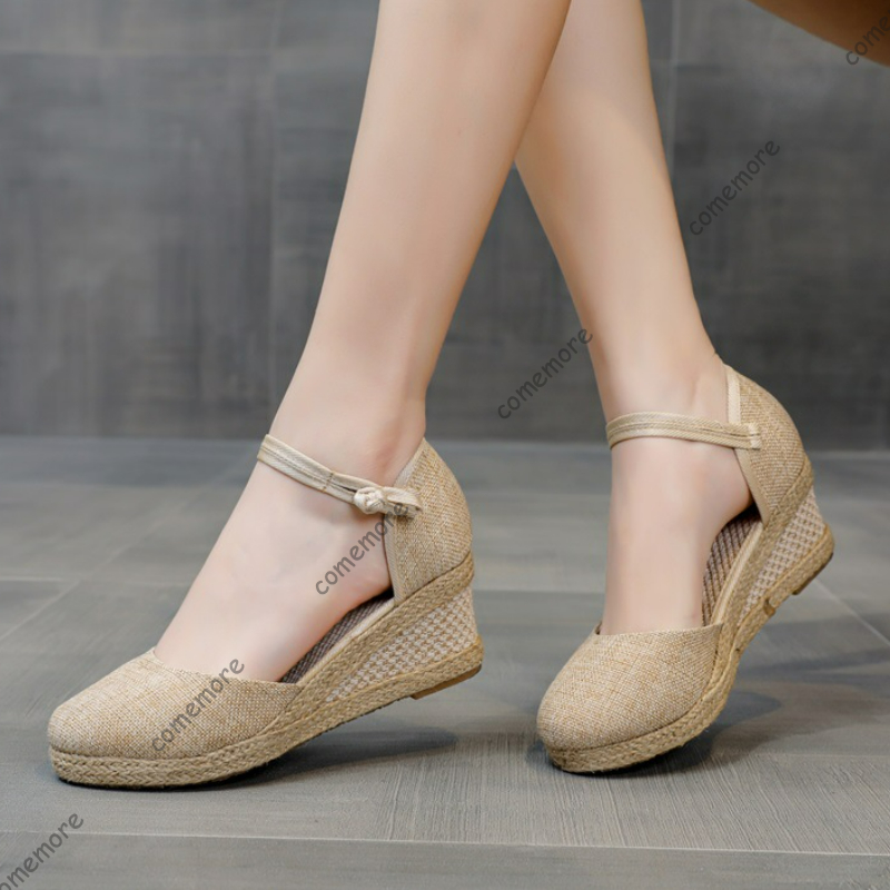Comemore Sandals High Heel Sum - đánh giá và giá Wedge Espadrille Women