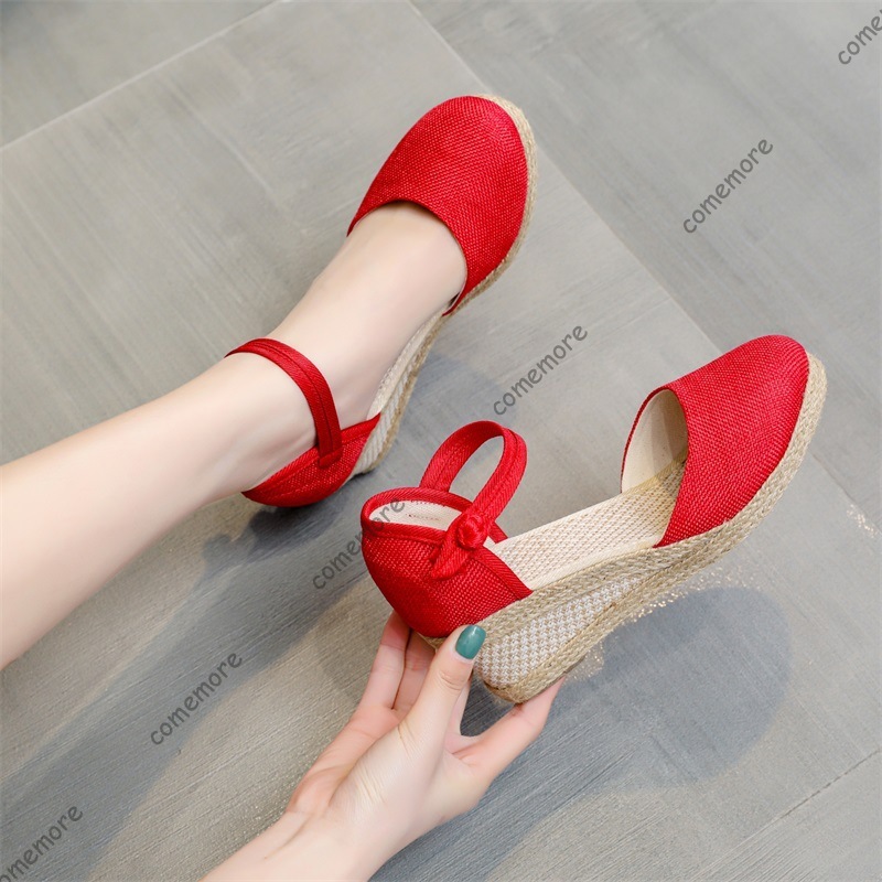 Comemore Sandals High Heel Sum - đánh giá và giá Wedge Espadrille Women