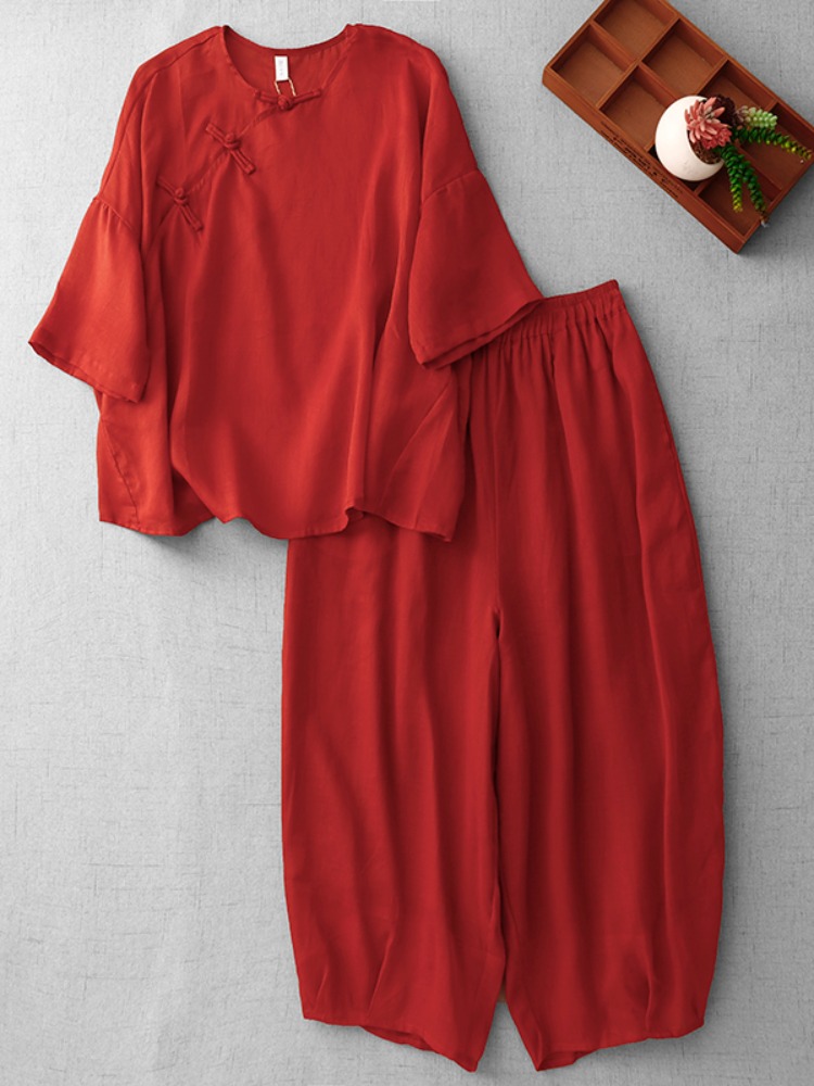 New Chinese Zen Style Women's  - đánh giá và giá Linen Pant Wide