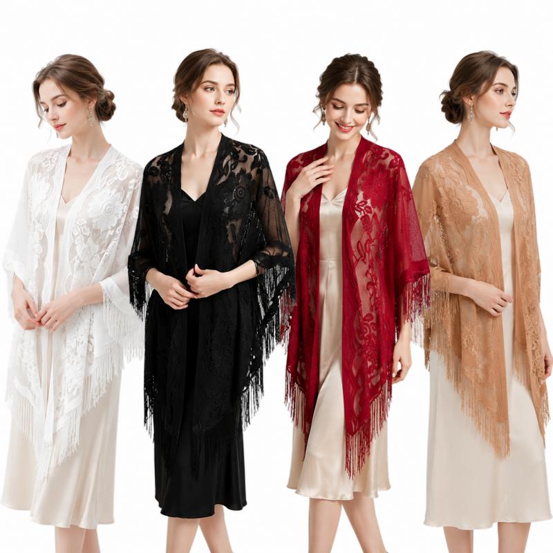 Floral Lace Shawl Wrap Women E - đánh giá và giá Kimono Sheer Floral
