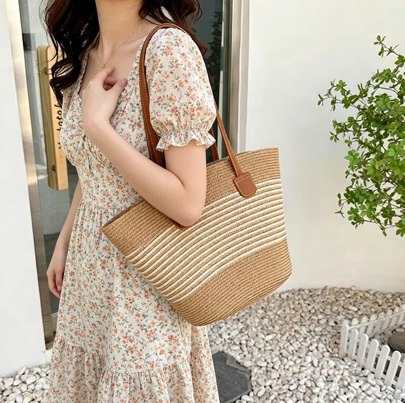 CLAREGQI  Women's Striped Stra - đánh giá và giá Tote Bag Beach