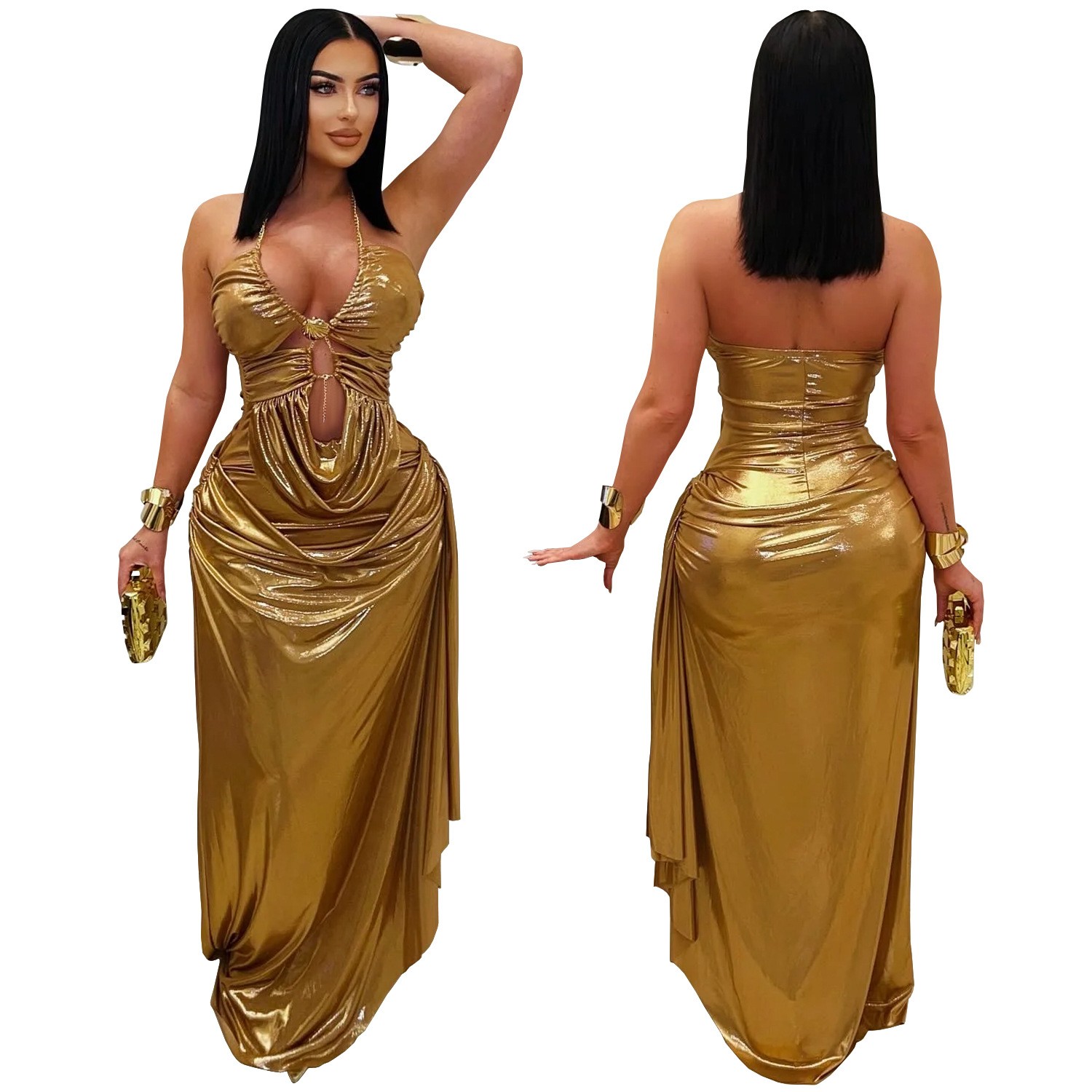 Wedding Guest Dress Evening Ha - đánh giá và giá Maxi Dress Halter