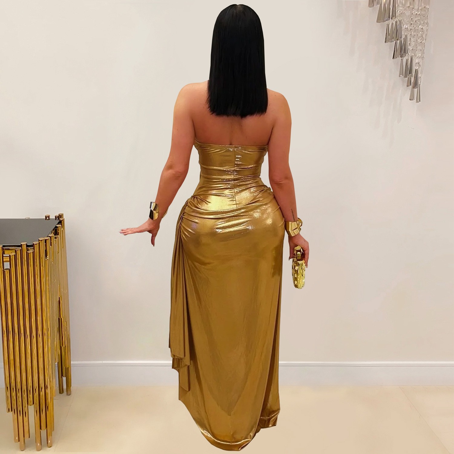 Wedding Guest Dress Evening Ha - đánh giá và giá Maxi Dress Halter