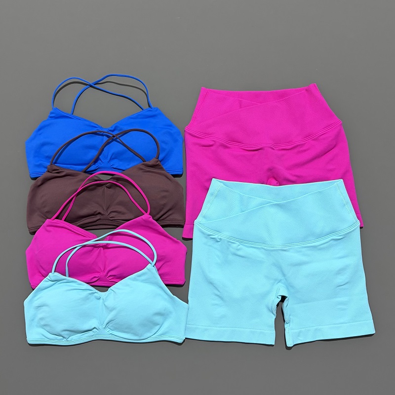 2 Piece Vision Gym Set Women Y - đánh giá và giá Crop Top Crochet