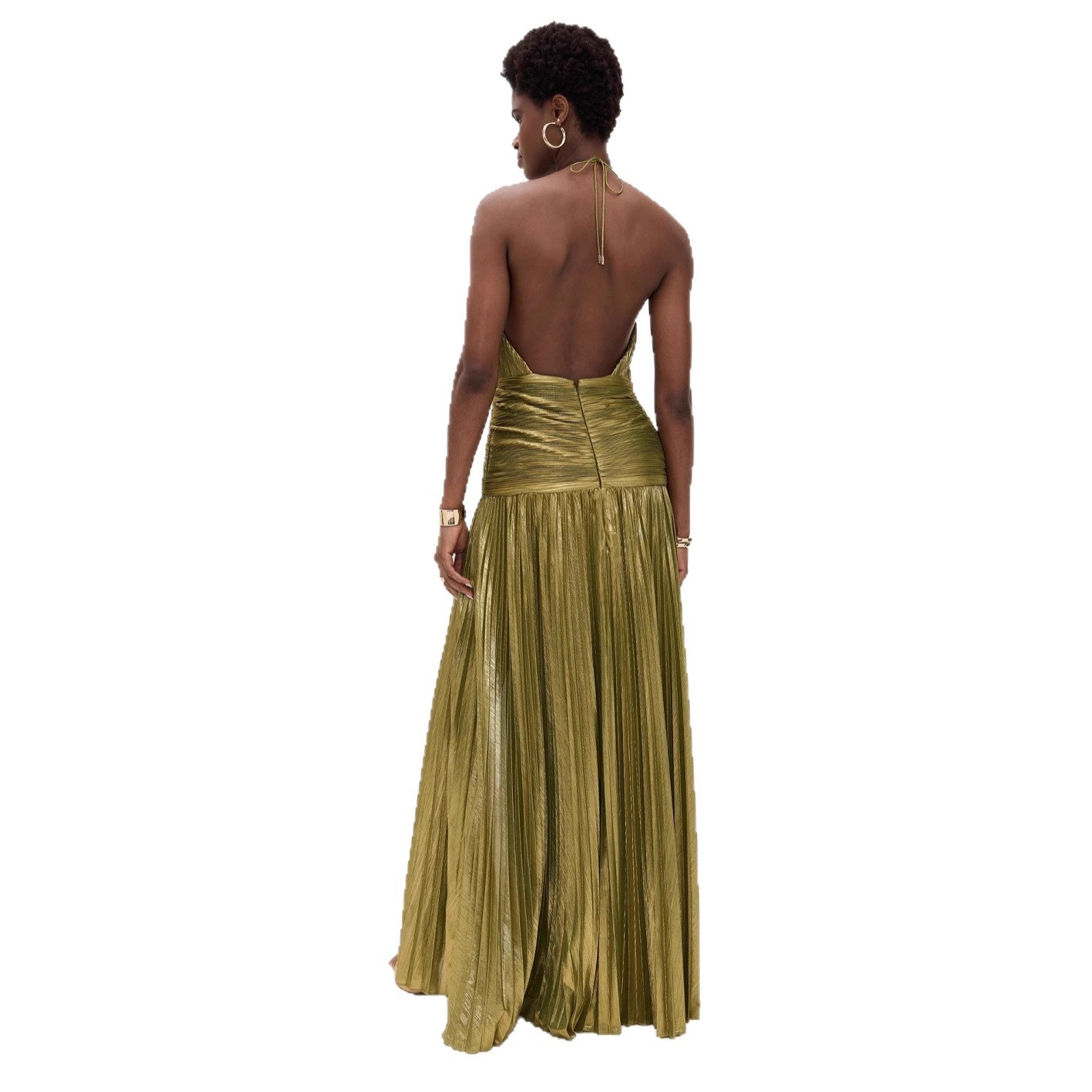 Elegant Party Dress Sleeveless - đánh giá và giá Maxi Dress Halter