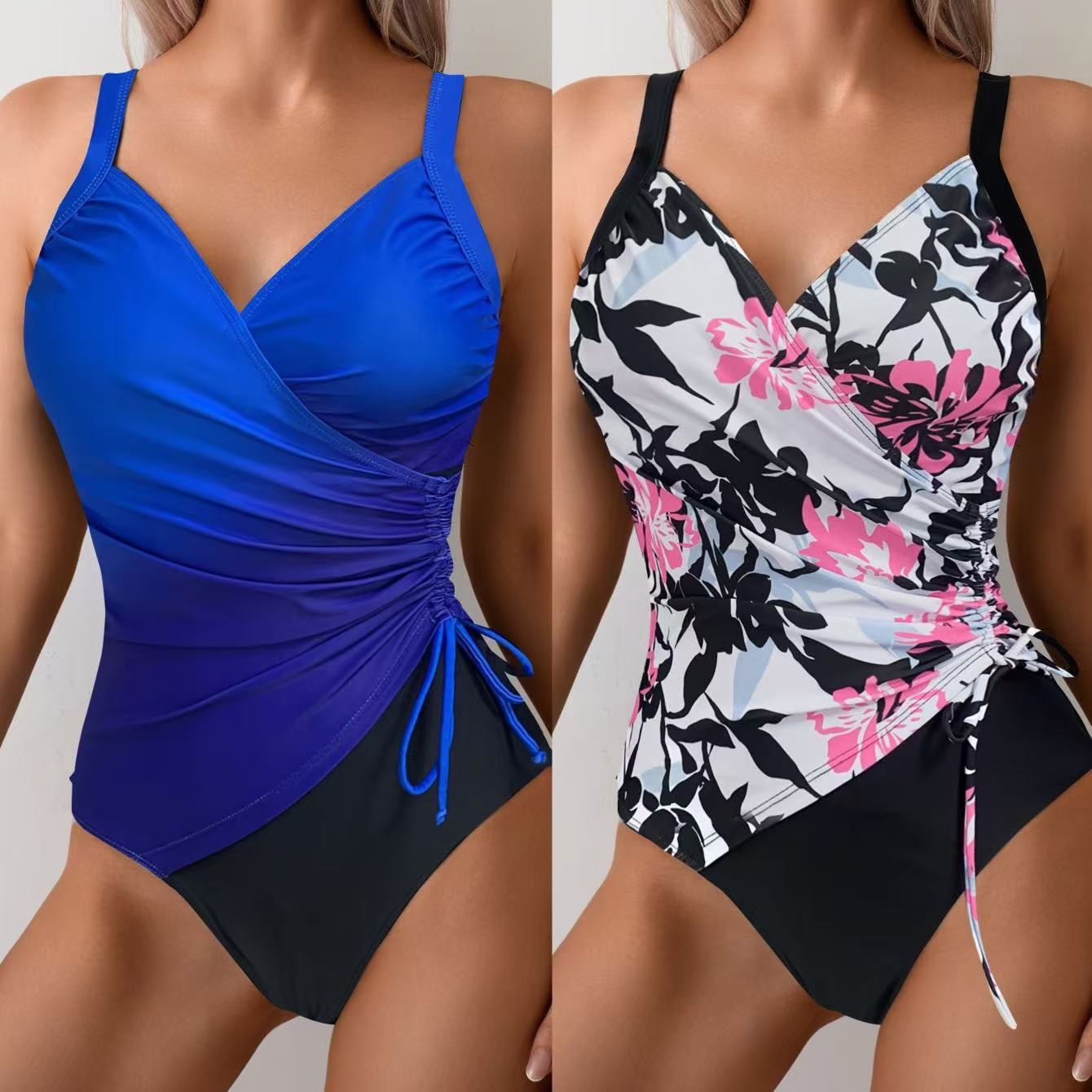 Woman Tankini Tummy Control Bi - đánh giá và giá Swimsuit Bikini Ruched