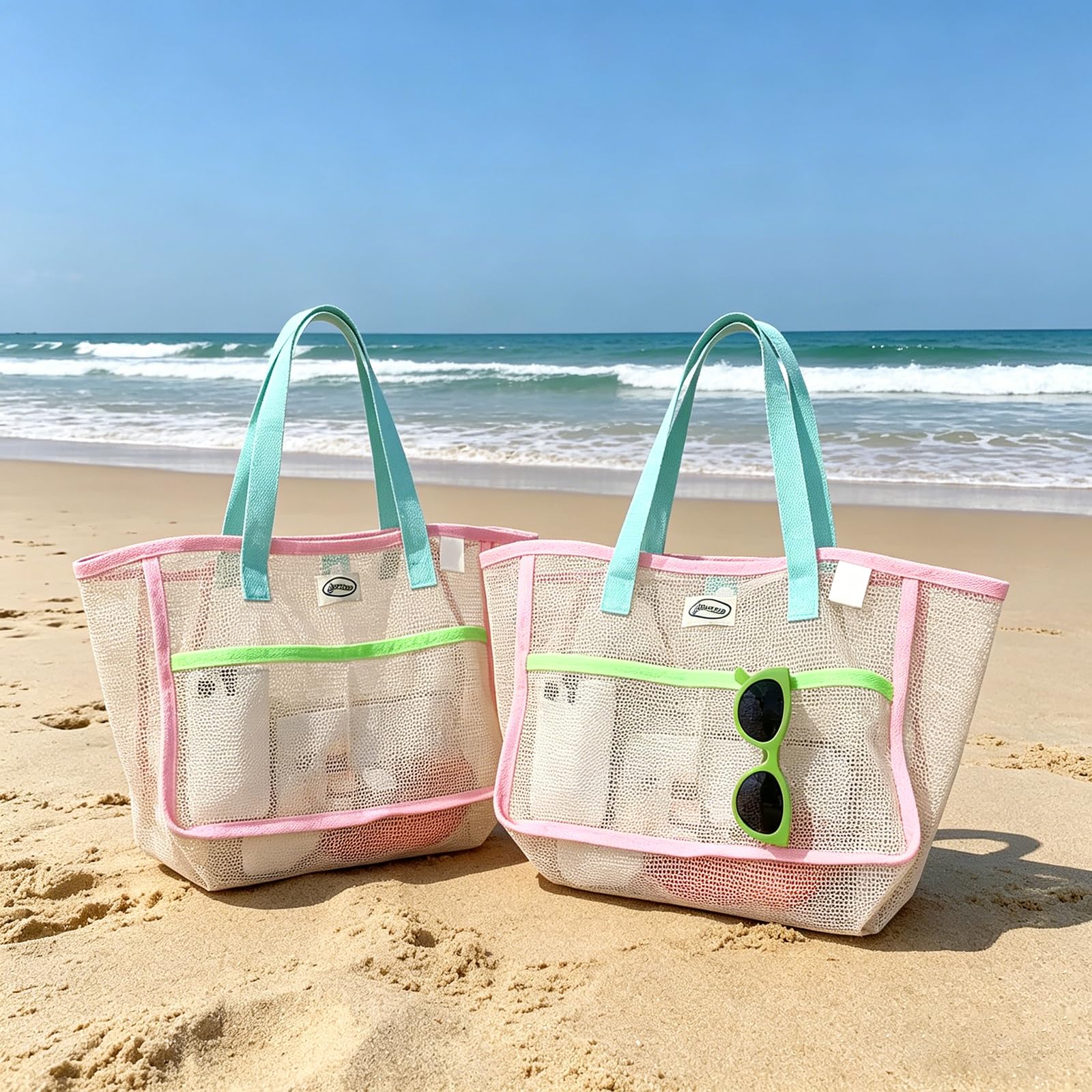 Beach Bags for Women Colorful  - đánh giá và giá Tote Bag Beach