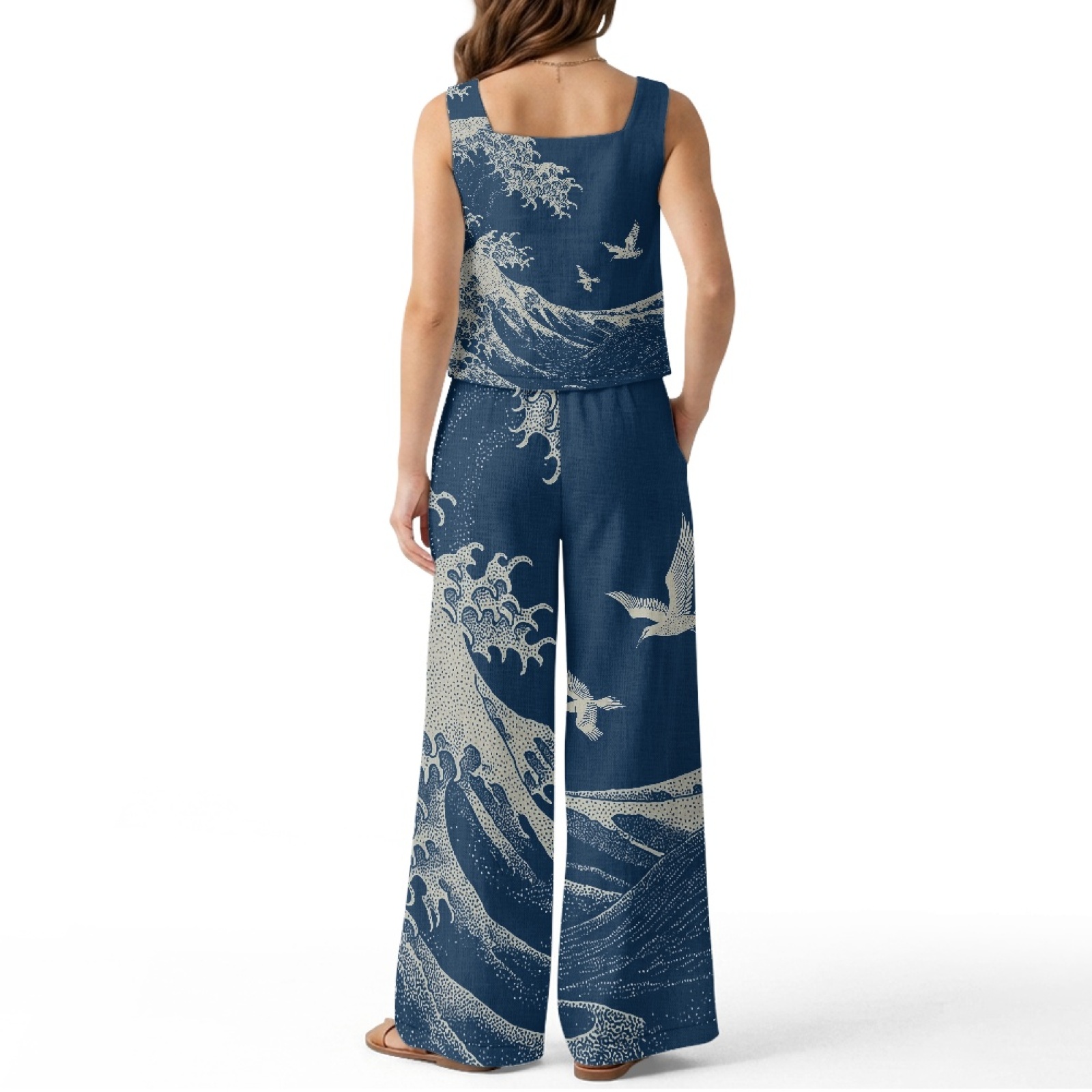 INSTANTARTS Women’s Linen Vest - đánh giá và giá Linen Pant Wide