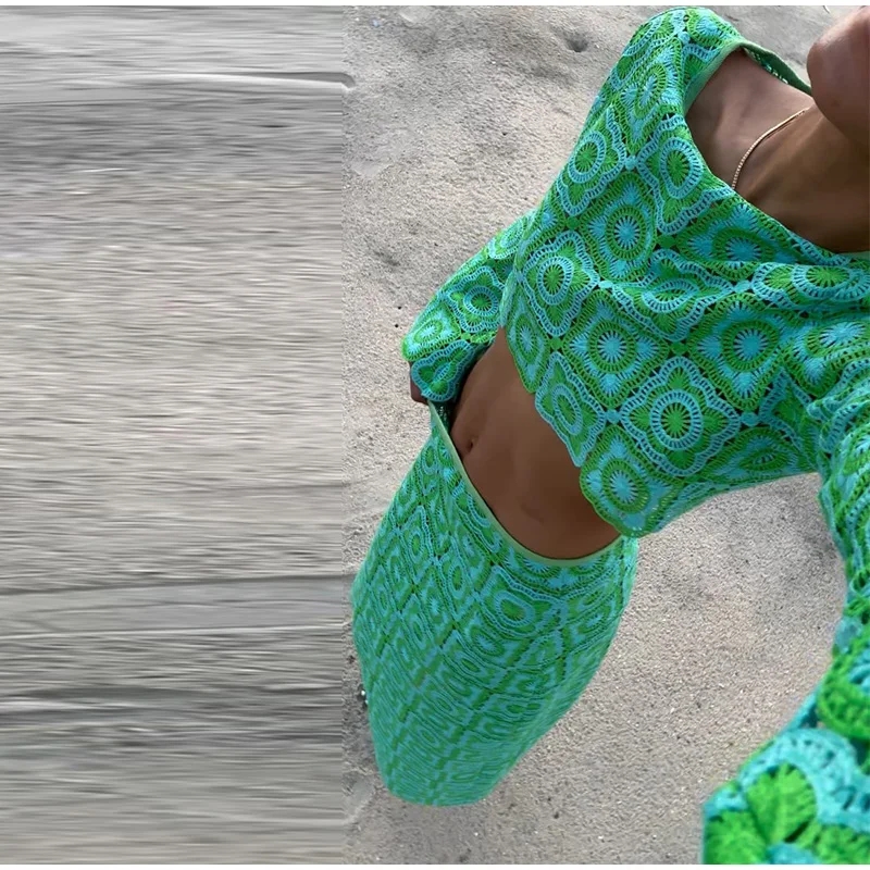 EINY Crochet Hook Knitted Holl - đánh giá và giá Crop Top Crochet