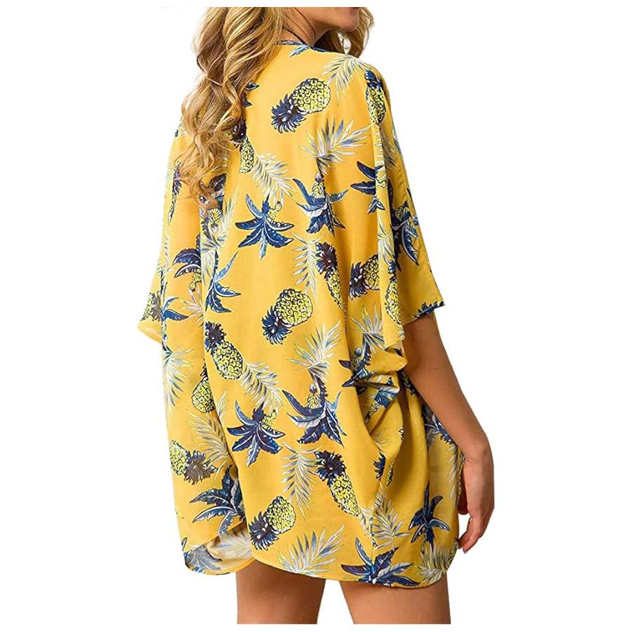 Women's Loose Sheer Chiffon Ki - đánh giá và giá Kimono Sheer Floral
