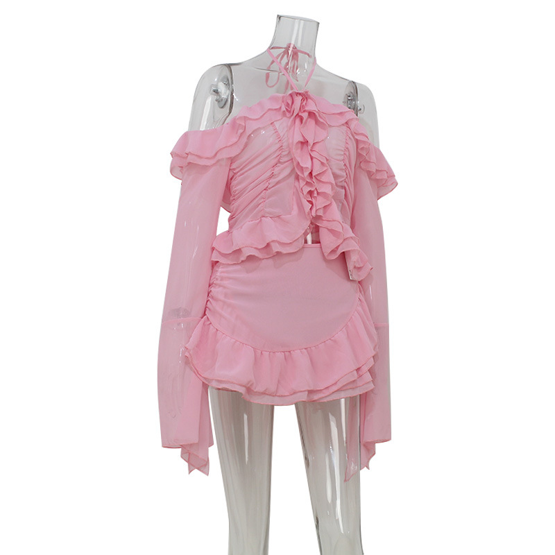 Women Holiday Sweet Ruffles 2  - đánh giá và giá Blouse Off Shoulder